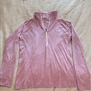 Under Armour Women's Light Purple/Pink Long Sleeve Top